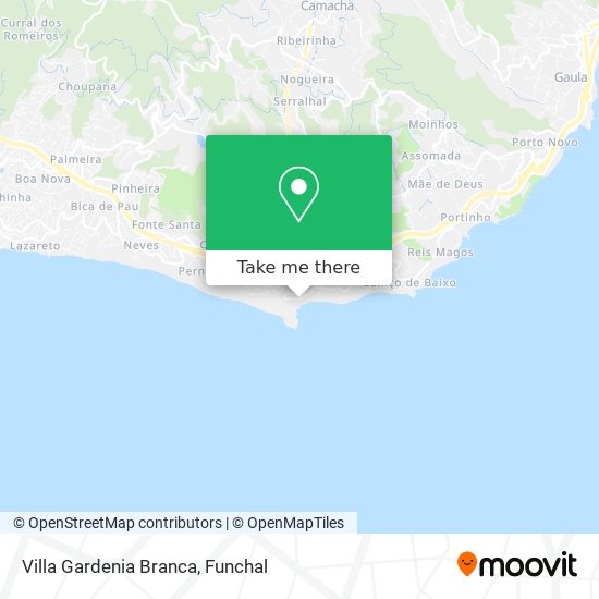 Villa Gardenia Branca mapa