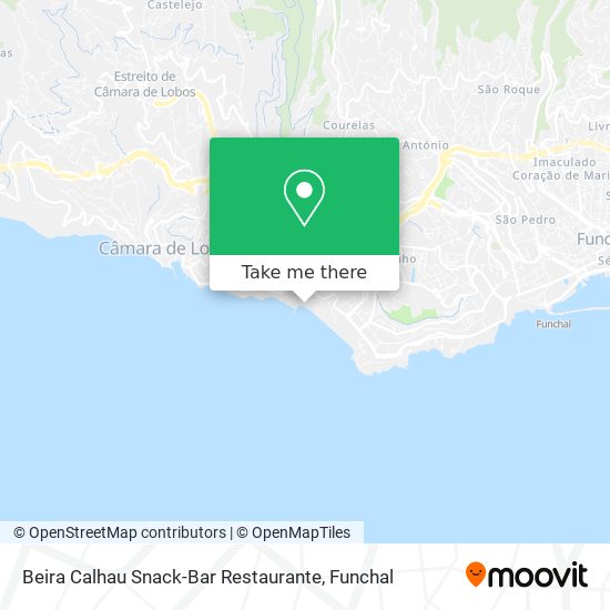 Beira Calhau Snack-Bar Restaurante mapa