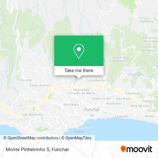 Monte Pinheirinho S map