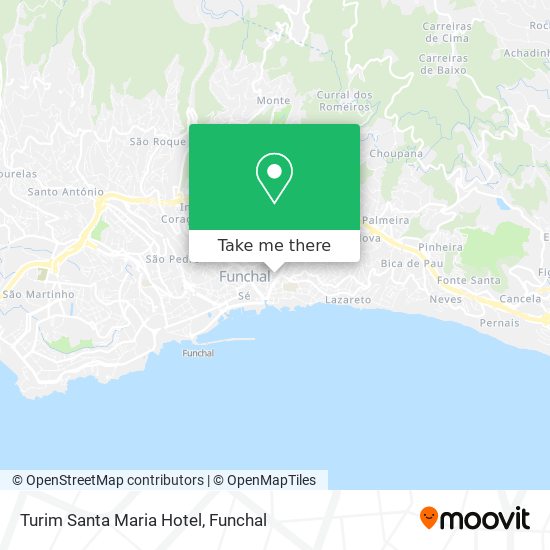 Turim Santa Maria Hotel map