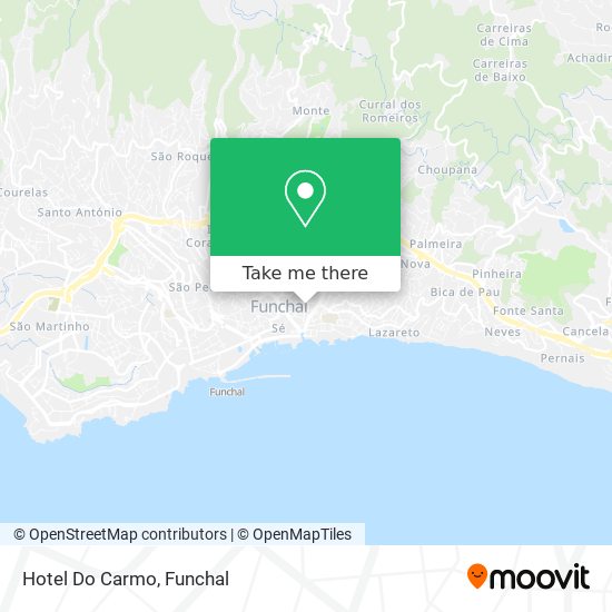 Hotel Do Carmo map