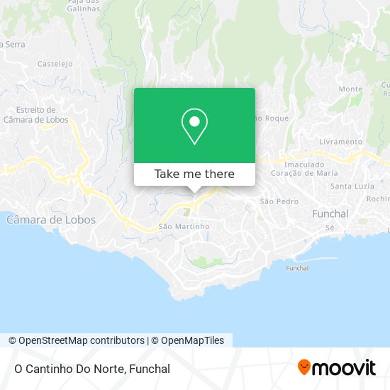 O Cantinho Do Norte mapa