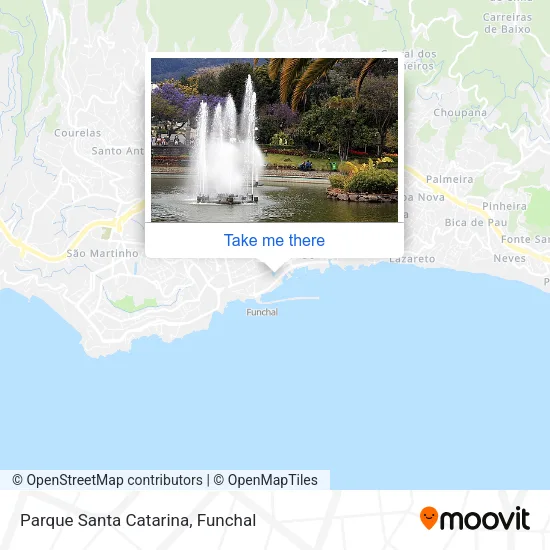 Parque Santa Catarina map
