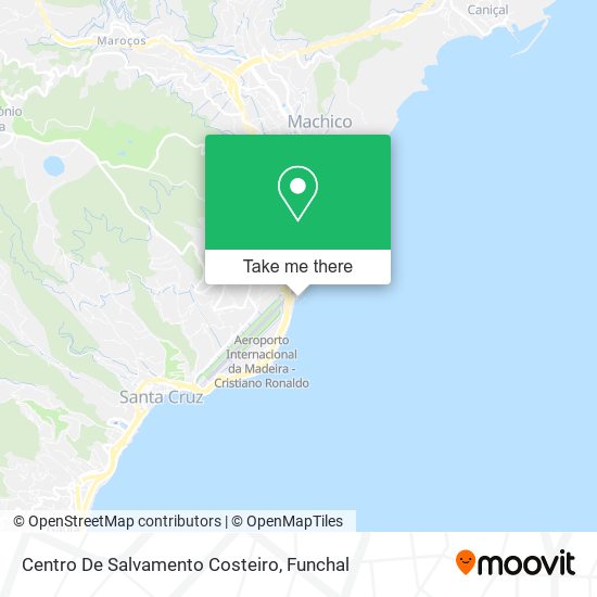 Centro De Salvamento Costeiro mapa