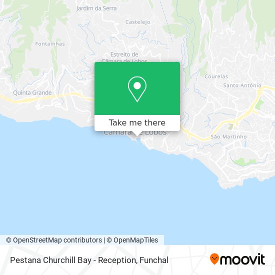 Pestana Churchill Bay - Reception mapa