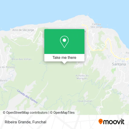 Ribeira Grande map