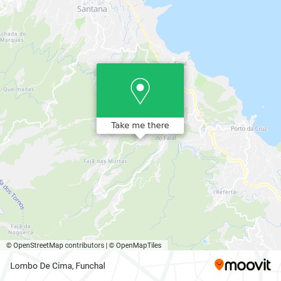 Lombo De Cima map