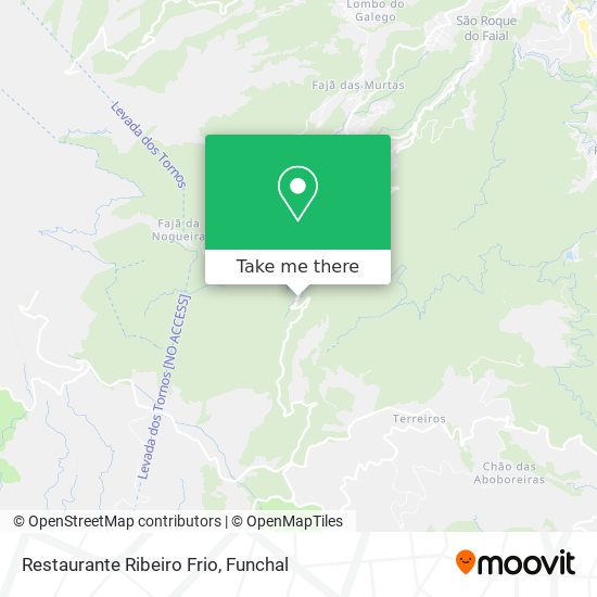 Restaurante Ribeiro Frio map