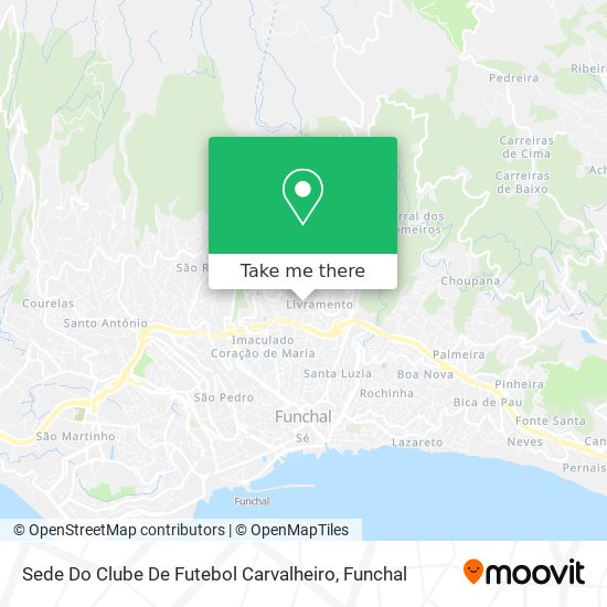 Sede Do Clube De Futebol Carvalheiro map