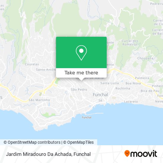 Jardim Miradouro Da Achada map