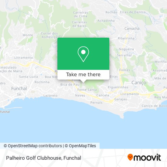 Palheiro Golf Clubhouse map