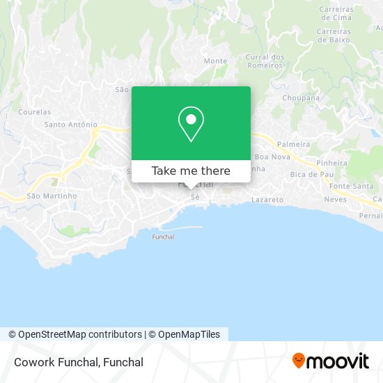 Cowork Funchal map