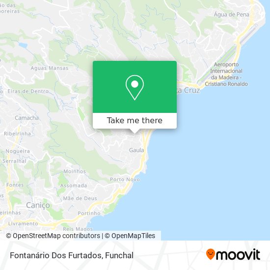 Fontanário Dos Furtados mapa