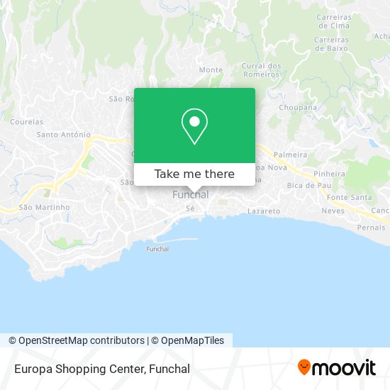 Europa Shopping Center map