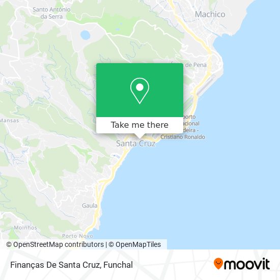 Finanças De Santa Cruz map