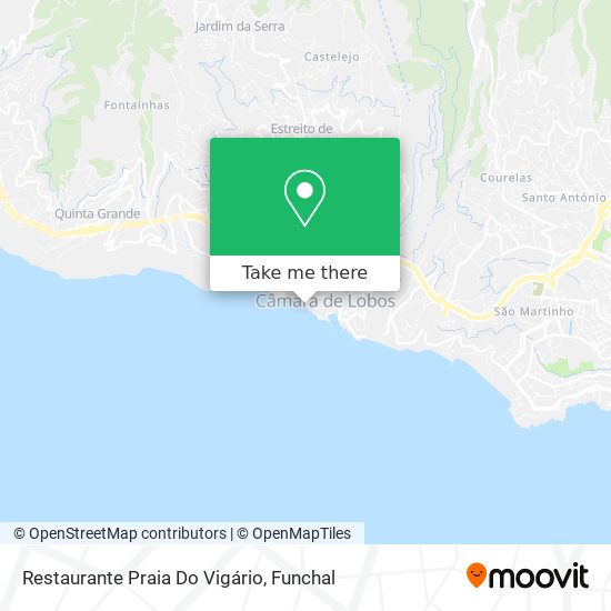 Restaurante Praia Do Vigário mapa