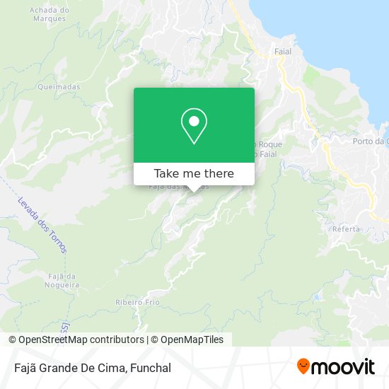 Fajã Grande De Cima map