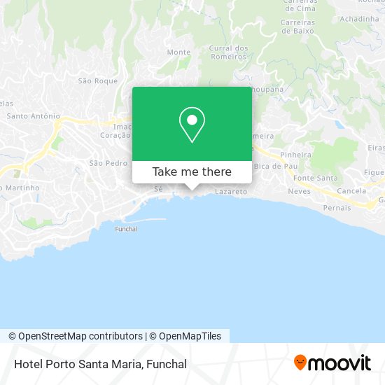Hotel Porto Santa Maria map