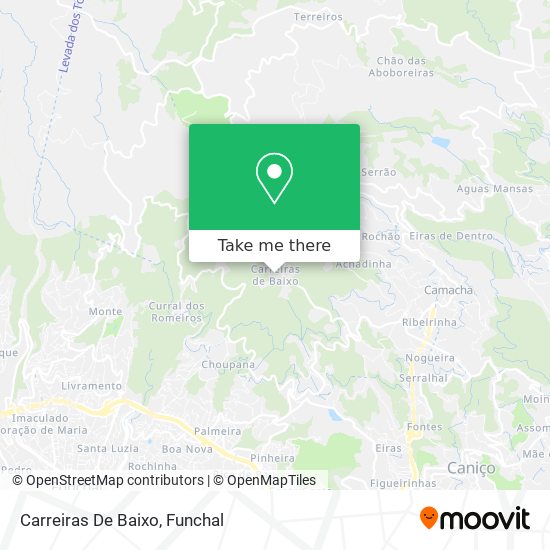 Carreiras De Baixo map