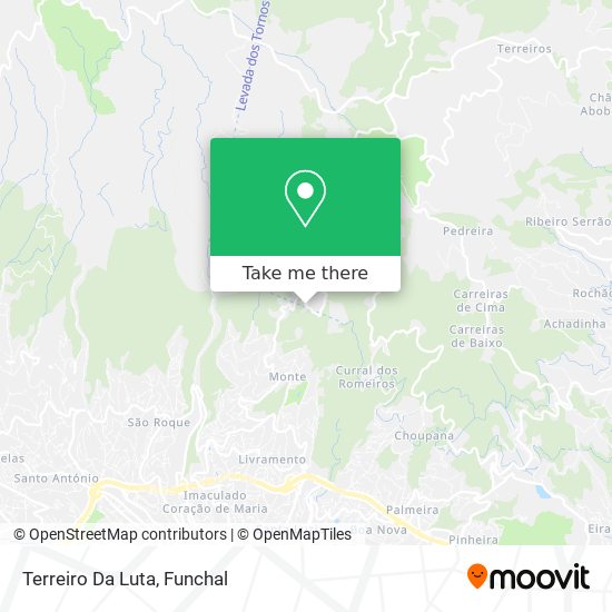 Terreiro Da Luta mapa