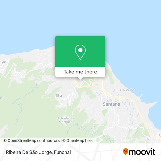 Ribeira De São Jorge map
