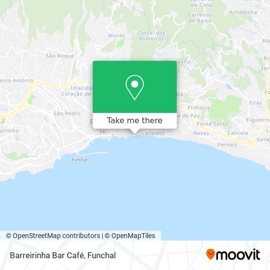 Barreirinha Bar Café mapa
