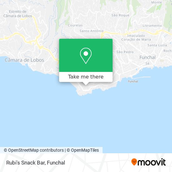 Rubi's Snack Bar mapa