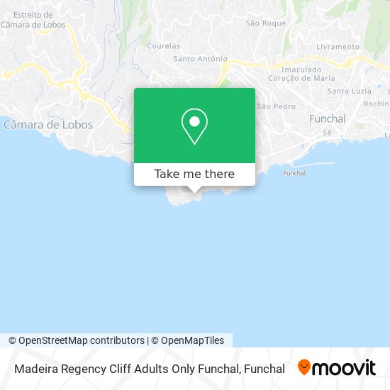 Madeira Regency Cliff Adults Only Funchal map