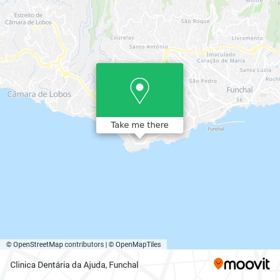 Clinica Dentária da Ajuda mapa