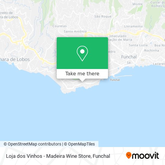 Loja dos Vinhos - Madeira Wine Store map