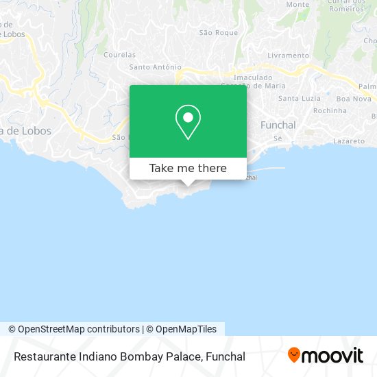 Restaurante Indiano Bombay Palace map
