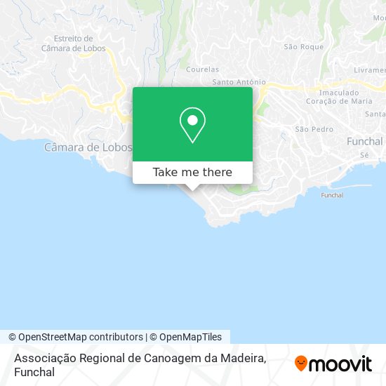 Associação Regional de Canoagem da Madeira map
