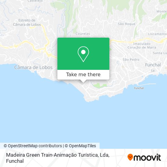 Madeira Green Train-Animação Turística, Lda mapa