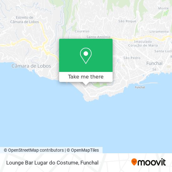 Lounge Bar Lugar do Costume map