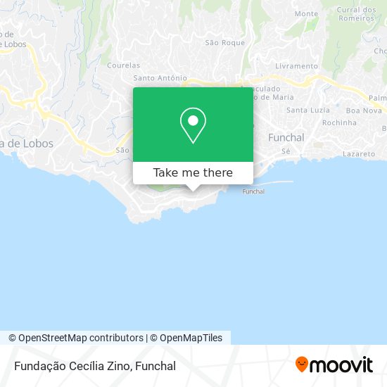 Fundação Cecília Zino mapa