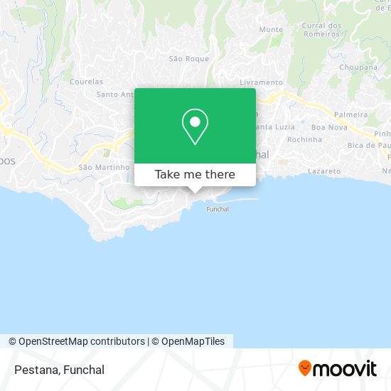 Pestana map