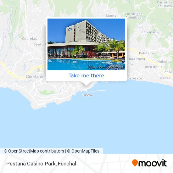 Pestana Casino Park map