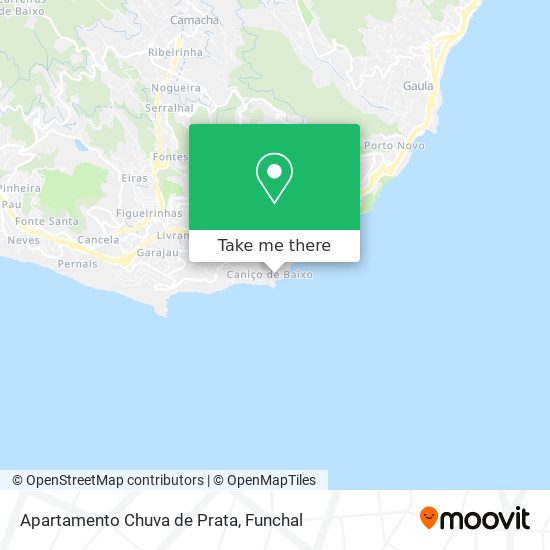 Apartamento Chuva de Prata map