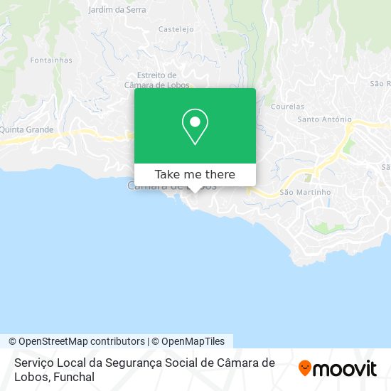 Serviço Local da Segurança Social de Câmara de Lobos map