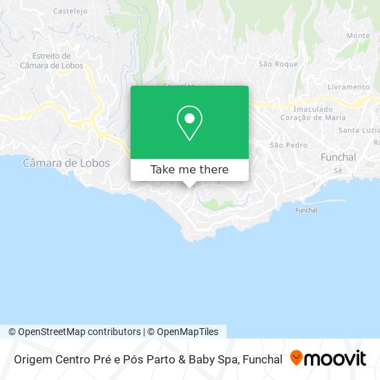 Origem Centro Pré e Pós Parto & Baby Spa mapa