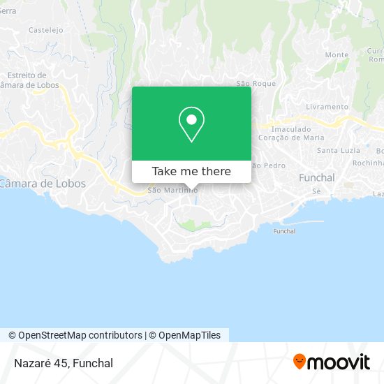 Nazaré 45 mapa