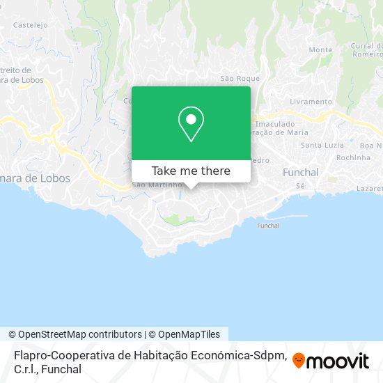 Flapro-Cooperativa de Habitação Económica-Sdpm, C.r.l. mapa