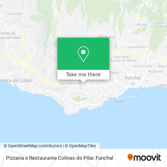 Pizzaria e Restaurante Colinas do Pilar mapa