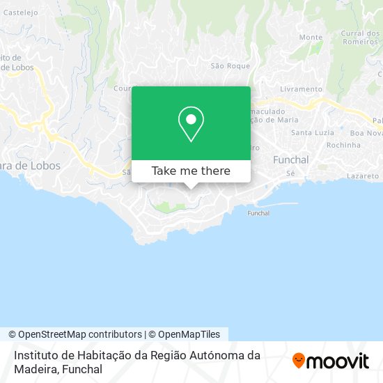 Instituto de Habitação da Região Autónoma da Madeira mapa