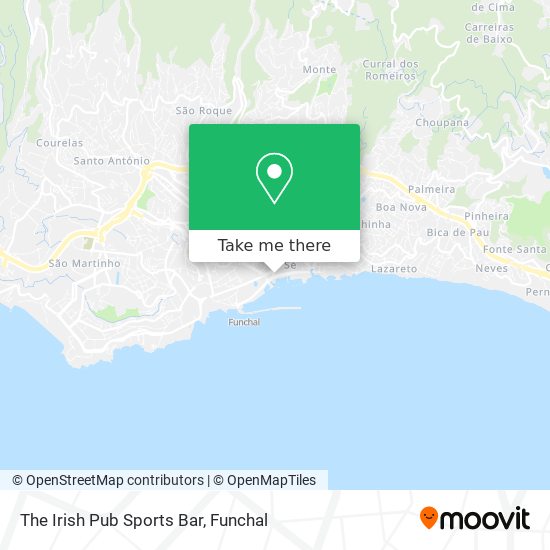 The Irish Pub Sports Bar map