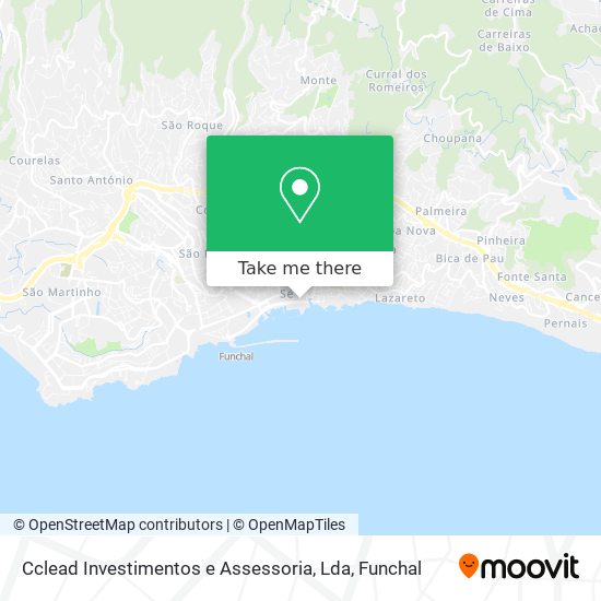 Cclead Investimentos e Assessoria, Lda mapa