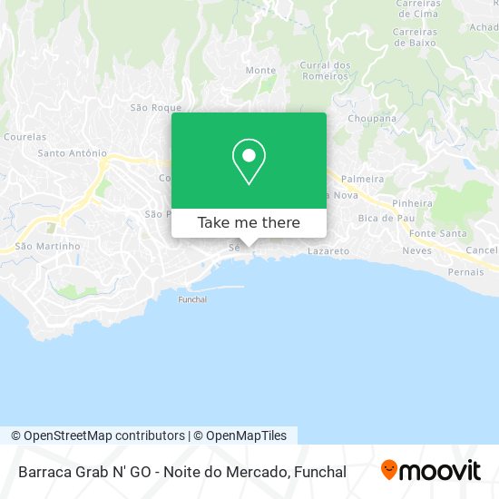 Barraca Grab N' GO - Noite do Mercado map