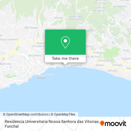 Residencia Universitaria Nossa Senhora das Vitorias mapa