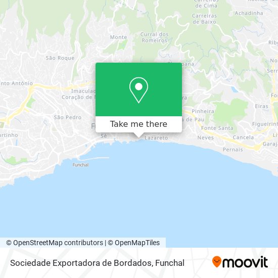 Sociedade Exportadora de Bordados mapa