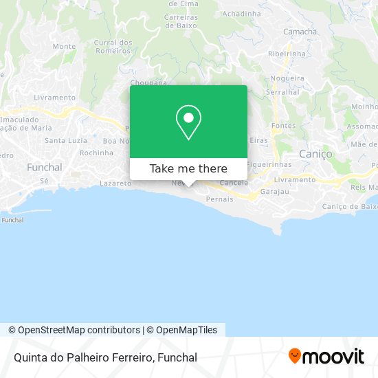 Quinta do Palheiro Ferreiro map